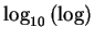 $ \log_{10} \left ( \log \right ) $